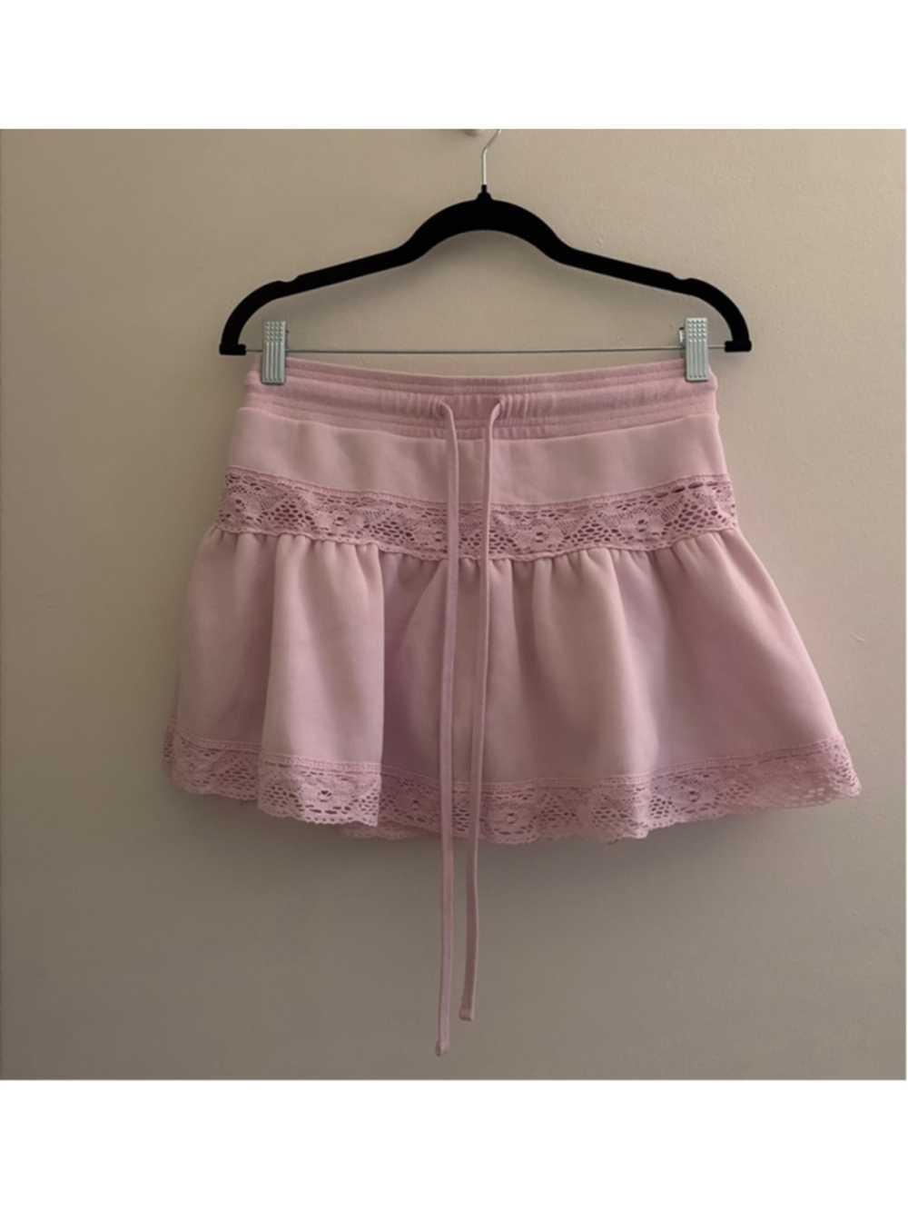NWOT AS Revival pink and lace skort size M NEVER WORN